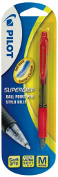 kemični svinčnik, supergrip, rdeč, pilot