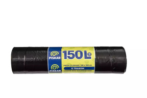 vrečke za smeti s trakom, piskar, 150 l, 10 kosov