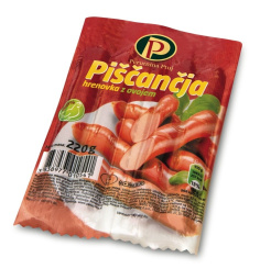 piščančja hrenovka z ovojem