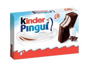 mlečna rezina kinder pingui, 8 x 30 g