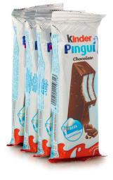 mlečna rezina kinder pingui, ferrero, 4 x 30 g