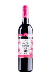 rdeče vino sladki refošk, vinakoper, 0,75l