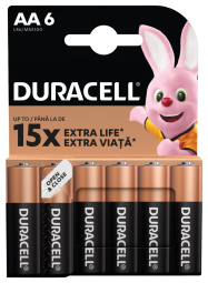 baterijski vložki basic, duracell, aaa, 6/1