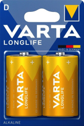 baterijski vložek longlife, varta, d, 2/1
