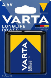 baterijski vložek longlife power, varta, 4,5v, 2/1