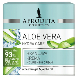 hranljiva krema za obraz, aloe vera, afrodita, 50 ml