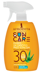 mleko za sončenje v spreju, spf 30, sun care, afrodita, 200 ml