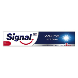 zobna pasta white system, signal, 75 ml