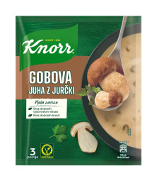 gobova juha z jurčki