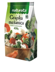 grajska zelenjavna mešanica, natureta, zamrznjena, 450 g