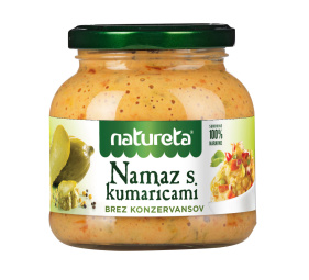 namaz s kumaricami, natureta, 280 g