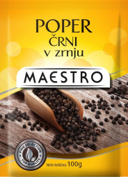 poper črni v zrnju