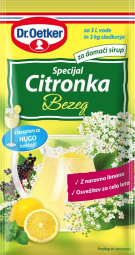 citronka za pripravo bezgovega sirupa, special, dr. oetker, 50 g