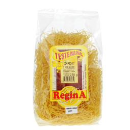 ozki jušni rezanci s korenčkom, regina, 250 g