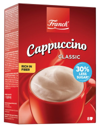cappuccino z manj sladkorja, franck, 112 g