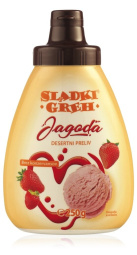 desertni preliv jagoda, sladki greh, 250g