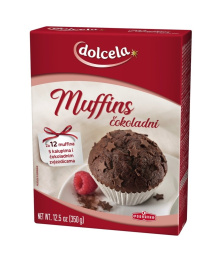 zmes za za pripravo čokoladnih kolačev s koščki čokolade muffins