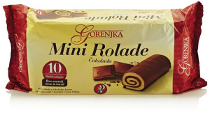mini rolade s čokolado, gorenjka, 280 g