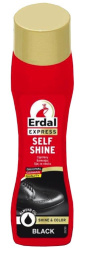 krema za čevlje z gobico, črna, erdal, 65 ml