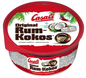 dražeji rum kokos, casali, 300g