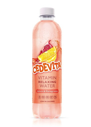 voda z okusom, limona in granatno jabolko, cedevita, 0,5 l