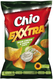 čips kisla smetana in čebula exxtra