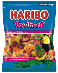 bonboni tropifrutti, haribo, 100 g