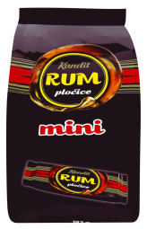 mini rum ploščica, kandit, 182 g