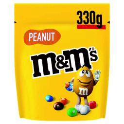 čokoladni bonboni z arašidi, m&m's, 330 g