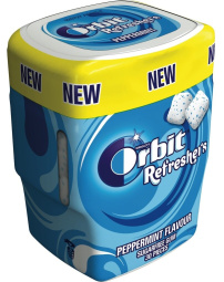 žvečilni gumi, peppermint, orbit, 67 g