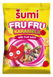 bonboni fru fru karamele, šumi, 400 g