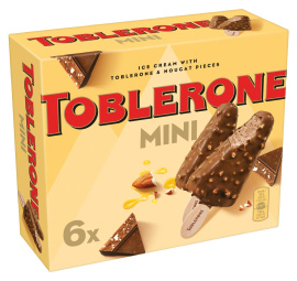 sladoled, mini palčka, toblerone, 6 x 50 ml