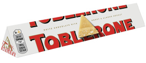 bela čokolada toblerone