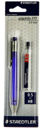 tehnični svinčnik in mine, 0,5 hb, staedtler