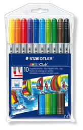 obojestranski flomastri staedtler noris, 10 flomastrov