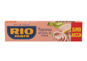tunina v oljčnem olju, rio mare, 4 x 80 g