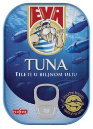 fileji tune v rastlinskem olju