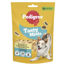 prigrizek za pse tasty minis, cheesy nibbles, pedigree, 140 g