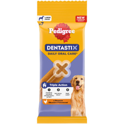 priboljšek za pse large dentastix, pedigree, 7/1, 270g