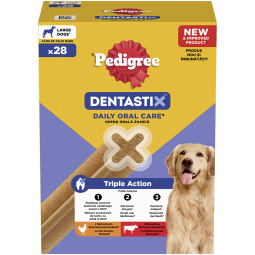 priboljšek za pse large dentastix, pedigree, 4/1, 270g
