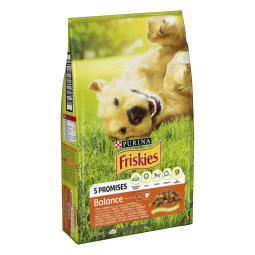 hrana za pse s piščancem friskies balance, purina, 10 kg, briketi