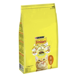 Briketi za Mačke Friskies Piščanec in Zelenjava 1,5 kg