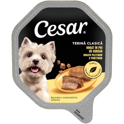 hrana za pse, piščanec in puran, cesar, 150 g
