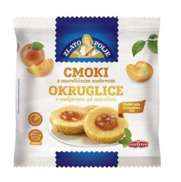 cmoki z mareličnim polnilom, zlato polje, zamrznjeno, 400 g