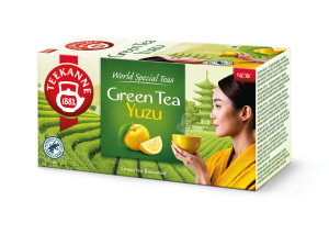 zeleni čaj z okusom yuzu world special green tea yuzu, teekanne, f20, 35 g