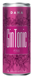 mešana gazirana alkoholna pijača gin tonic pink