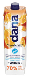 pijača brez sladkorja, pomaranča, dana, 1 l