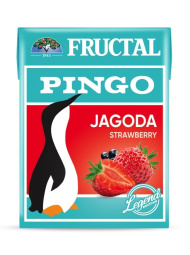 negazirana pijača pingo, jagoda, fructal, 0,2 l