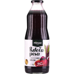 sok, 100 % rdeča pesa z medom, presad, 1 l