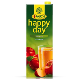 100% jabolčni sok happy day, rauch, 1,5l